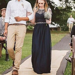 Prom/Bridesmaid/Formal Two Piece Lace and Jewel Dress size 00